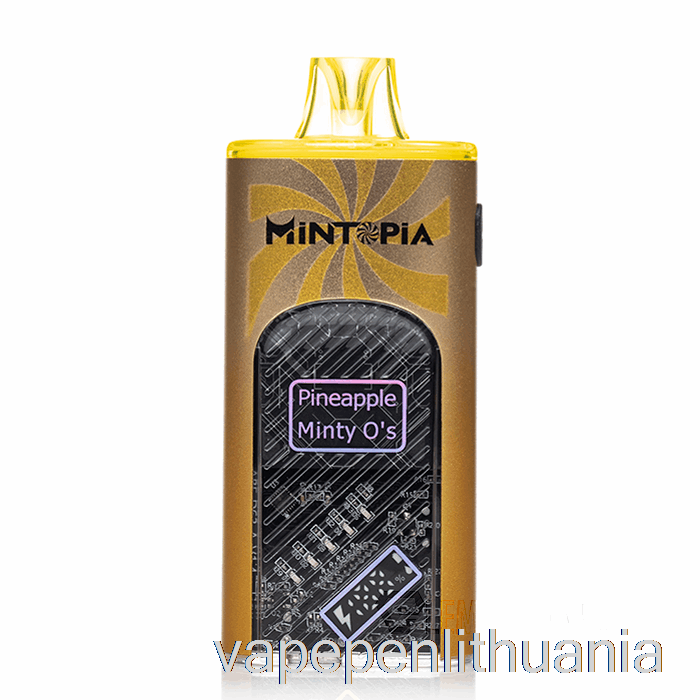 Mintopia Turbo 9000 Vienkartinis Ananasų Minty O's Vape Skystis